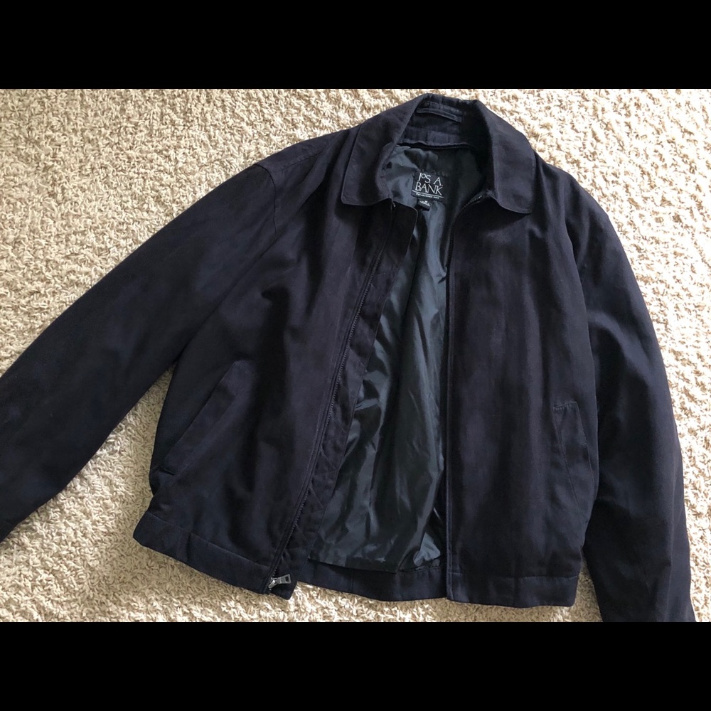 Jos. A. Bank Brushed Leather Jacket